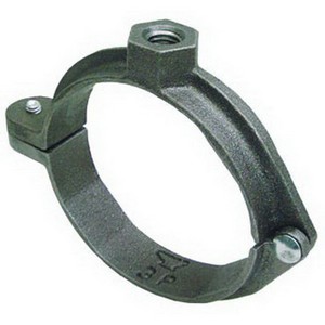 Grinnell® 138R Malleable Iron Extension Split Pipe Clamp, 3/4 inch, Galvanized