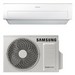 Samsung Whisper Wall Mounted Evaporator Mini Split System, 9000 BTUH Cooling/12000 BTUH Heating, 23 SEER