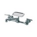B&K® Traditions™ Lead Free 12 inch Tubular Spout Wall Mount Faucet With Soap Dish and 12 in Spout, Polished Chrome Plated