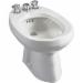 Sayco 7603 130 Altima Vitreous China Oval Bidet, White, 14-5/8 inch H x 15-1/4 inch W x 23-3/4 inch D; 1 Each