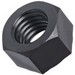 Black Hex Nut, 1/2-13
