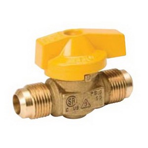 Proline Series 7701G Forged Brass Ball Valve, 5/8 inch x 5/8 inch, Flare x Flare