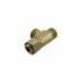 Mueller Streamline 993016NL Brass Lead Free Adapter Tee, 3/8 inch x 3/8 inch x 3/8 inch CTS