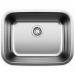 Blanco 441398 Stellar&trade; 18 ga 304 Stainless Steel Undermount Rectangular Single Bowl Laundry Sink, 23 inchx 17-3/4 inch