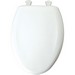 Bemis® 1200SLOWT Plastic Closed Front Elongated Toilet Seat, 18-3/4 inch L x 14 inch W x 2-5/16 inch D, White