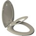Bemis® 1583SLOW Molded Wood Closed Front Elongated Toilet Seat, 18-7/8 inch L x 14-1/8 inch W x 2-3/16 inch D, Bone