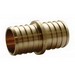 Brass PEX Coupling, 1 inch x 3/4 inch, PEX Barb x PEX Barb