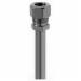 Brass Craft 1-12KC C Copper Tube Lavatory Faucet Riser With KC Nosepiece, Chrome-Plated, 3/8 inch x 12 inch