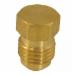 BrassCraft&reg; 39-10 Rough Brass Straight Threaded Flared Flare Plug, 5/8 inch OD x 1.19 inch; 10/Pack