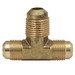 Brass Craft Rough Brass Flare Tee, 5/8 inch