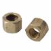 Brass Craft&reg; 61 Rough C36000 Brass Compression Nut, 3/8 inch OD Tube x 0.42 inch; 10/Pack