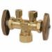 Brass Craft CR1900DV R C36000 Brass Multi-Turn Dual Outlet/Shut-Off Angle Stop, 1/2 inch x 3/8 inch x 1/4 inch