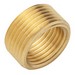 Brass Face Bushing, 3/4 inch x 1/2 inch, Rough