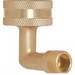 Brass Craft HES-6-12 D Brass Rough Dishwasher Elbow, 3/8 inch O.D. x 3/4 inch, Compression x Garden Hose Female Swivel