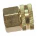 Brass Craft HUS11-12-12 C36000 Brass Rough No-Lead Swivel Hose Adaptor, 3/4 inch Female Hose Thread x 3/4 inch FIP; 25/Pack