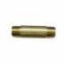 SCH STD Brass Nipple, 1/4 inch x 4 inch, Threaded x Threaded