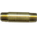SCH STD Red Brass Nipple, 1/2 inch x 6 inch, Threaded x Threaded