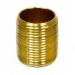 SCH STD Red Brass Nipple, 1/2 inch x 4-1/2 inch, Threaded x Threaded