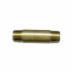 SCH STD Brass Nipple, 3/4 inch x 4-1/2 inch, Threaded x Threaded