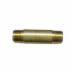 SCH STD Brass Nipple, 2 inch x 12 inch, Threaded x Threaded