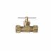 Brass Craft NV105-4 Brass Straight Needle Valve, Compression x Compression, 1/4 inch OD; 25/Pack