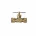 Brass Craft NV105-4X Brass Straight Needle Valve, Compression x Compression, 1/4 inch OD; 25/Pack