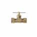 Brass Craft NV105-6 Brass Straight Needle Valve, Compression x Compression, 3/8 inch OD; 25/Pack