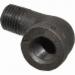 90 Deg Black Malleable Iron Street Elbow, 1/8 inch x 1/8 inch, FNPT X MNPT