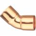 45 Deg Copper Elbow, 5/8 inch x 3/4 inch, SWT x SWT