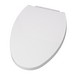Centoco 1700SC Solid Plastic Closed Front Elongated Toilet Seat, White