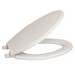 Centoco 3700SC Closed Front Round Toilet Seat, 16-5/8 inch L x 14-3/8 inch W x 2 inch D, White