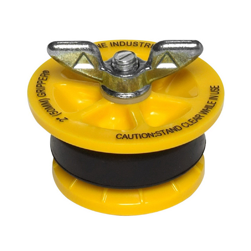 Cherne&reg; Original End of Pipe Gripper&reg; ABS Plastic Mechanical Plug, 2 inch