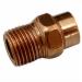 Wrot Copper Adapter, 1/4 inch x 1/2 inch, SWT x MIP