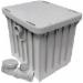 Endura&reg; 3915A02C 15 gpm Grey Polypropylene Grease Trap, 2 inch x 17-1/2 inch x 14-1/2 inch x 16-1/3 inch, No Hub/MJ Coupling; 1/Carton