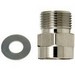 Brass Craft&reg; 462 Adapter with Washer, 3/8 inch x 3/8 inch, Flare x Compression