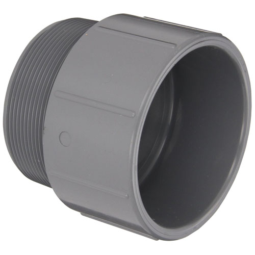 IPEX Corzan&reg; CPVC Schedule 80 Male Adapter, 4 inch, SOC x MPT