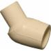 FlowGuard Gold® 45 Deg ASTM F-493 CPVC Street Elbow, 3/4 inch x 3/4 inch, Spigot x Slip
