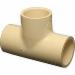 CPVC Tee, 3/4 inch x 1/2 inch x 1/2 inch, Socket x Socket x Socket