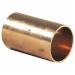 Wrot Copper Coupling Without Stop, 3/4 inch x 3/4 inch, SWT x SWT
