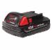 Milwaukee&reg; 48-11-1815 M18&trade; REDLITHIUM&trade; Compact Rechargeable Cordless Battery Pack, 1.5 Ah Lithium-Ion Battery, 18 VDC, For Use With Milwaukee&reg; M18&trade; Cordless Power Tool