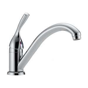 DELTA&reg; 101-DST Classic Kitchen Faucet, 1.8 gpm, Chrome Plated, 1 Handles, Domestic