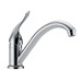 DELTA&reg; 101LF-HDF HDF&reg; Centerset Kitchen Faucet, 1.8 gpm, Chrome Plated, 1 Handles, Domestic