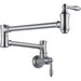 DELTA&reg; 1177LF-AR Traditional Pot Filler Faucet, 4 gpm, Arctic&trade; Stainless Steel, 2 Handles, Import, Commercial