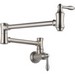 DELTA&reg; 1177LF-SS Traditional&reg; Pot Filler Faucet, 4 gpm, Brilliance&reg; Stainless Steel, 2 Handles, Import