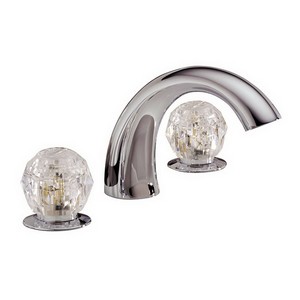 DELTA&reg; 2705 Classic Garden Tub Trim, 2 gpm, 10 in Center, Chrome Plated, 2 Handles, Hand Shower Yes/No: No, Domestic