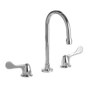 DELTA&reg; 3579LF-WFLGHDF HDF&reg; Widespread Lavatory Faucet, 1.5 gpm, 6-1/8 in H Spout, 6 to 16 in Center, Chrome Plated, 2 Handles, Domestic, Commercial