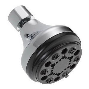 DELTA&reg; 52665-PK Classic Universal Shower Head, 2.5 gpm, 4 Sprays, Wall Mount, 2-13/16 x 3-9/16 in Head, Import