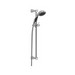 DELTA&reg; 57014 Lahara&reg; Premium Hand Shower, 3 Shower Head, 2.5 gpm, 70 in L Hose, 1/2-14 Male NPSM Connection, Chrome Plated, Slide Bar: Yes, Import