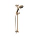 DELTA&reg; 57014-CZ Lahara&reg; Premium Hand Shower, 3 Shower Head, 2.5 gpm, 70 in L Hose, 1/2-14 Male NPSM Connection, Brilliance&reg; Champagne Bronze, Slide Bar: Yes, Import