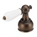 DELTA&reg; H612RB Lever Handle, For Use With Roman Tub Faucet, Porcelain, Venetian Bronze, Domestic